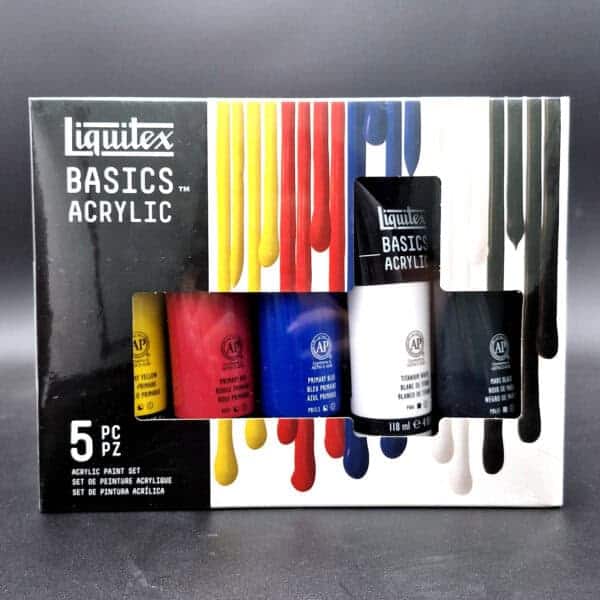 Acrílico Liquitex Basic Estuche x5 primarios 118ml