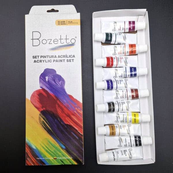 Acrílico Bozetto estuche x12 15ml