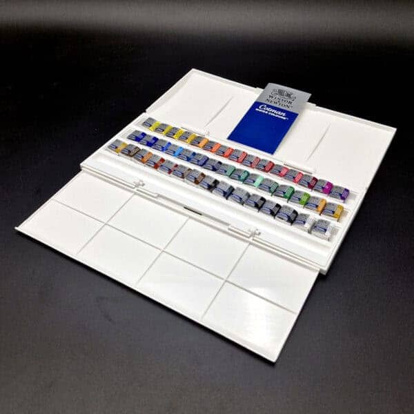 Acuarela Cotman en pasta Winsor & Newton estuche x45
