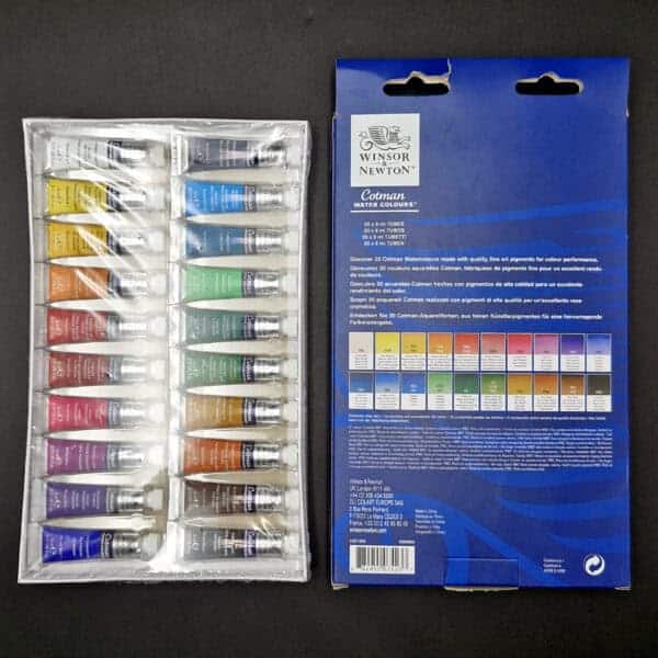 Acuarela Cotman en tubo Winsor & Newton x20 5ml - Image 2