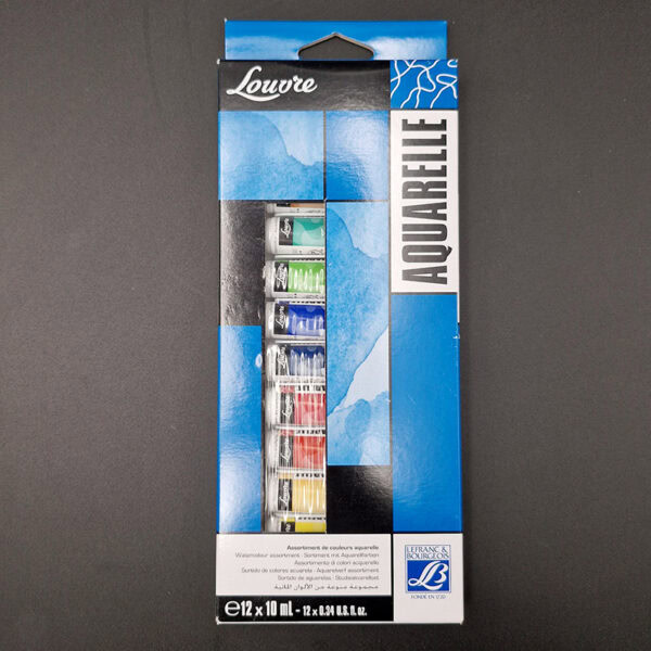 Acuarela Louvre en tubo estuche x12 10ml