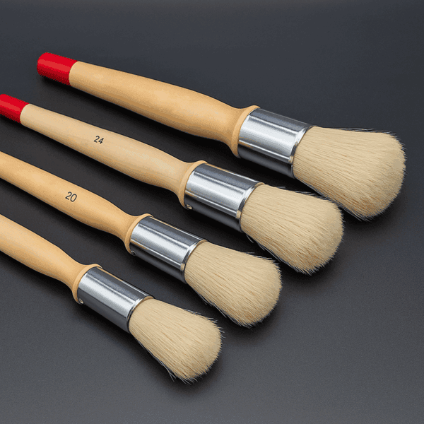 Brocha redonda Kangrui de cerda