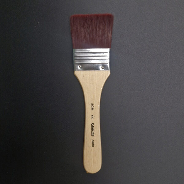 Brocha plana Kangrui de nylon #5