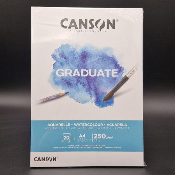 Bitacora Canson Graduate para acuarela A4