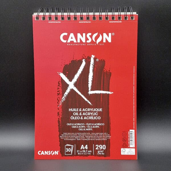 Bitácora Canson Xl para oleo y acrílico A4