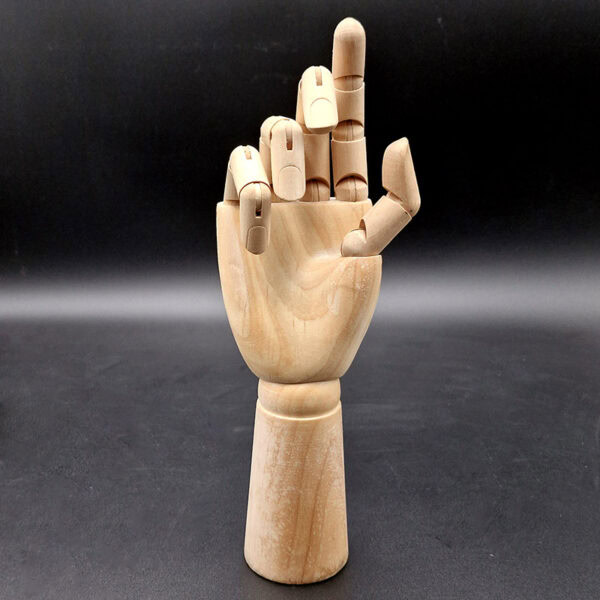 Maniqui de mano de madera