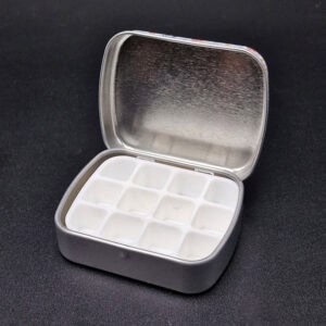 Caja metalica mini para Acuarelas