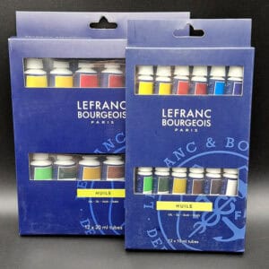 Caja de oleos Fine Lefranc x12