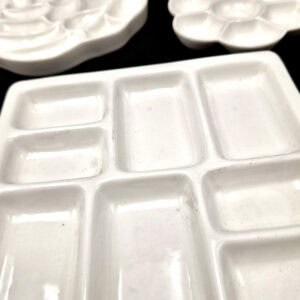 Paleta de cerámica grande para acuarela