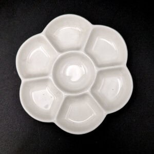 Paleta de cerámica pequeña para acuarela