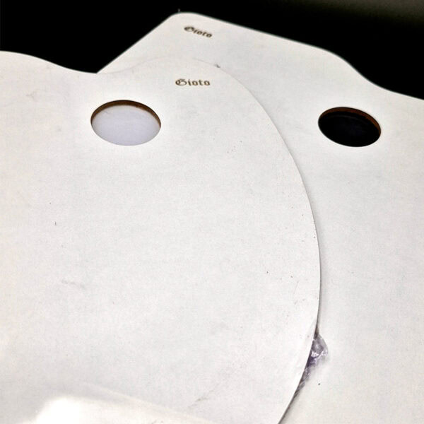 Paleta plana para oleo y acrilico