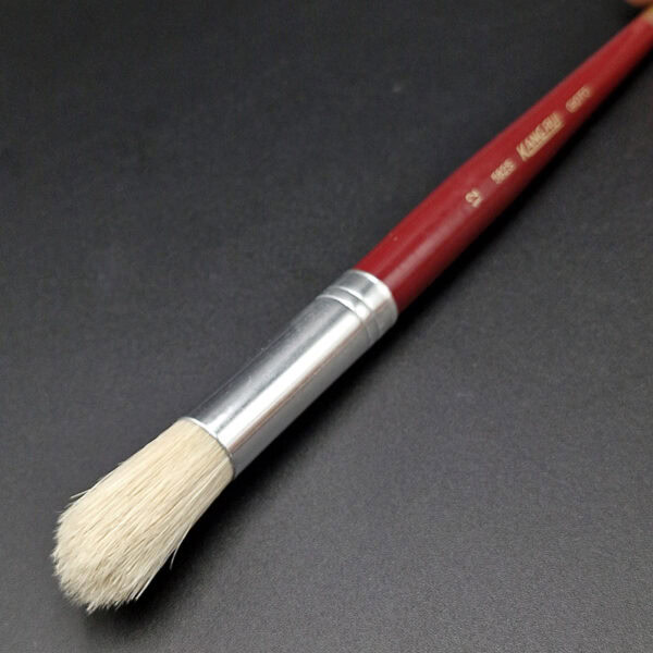 Pincel de cerda redondo corto Kangrui - Image 5