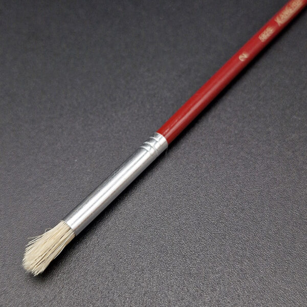 Pincel de cerda redondo corto Kangrui - Image 2