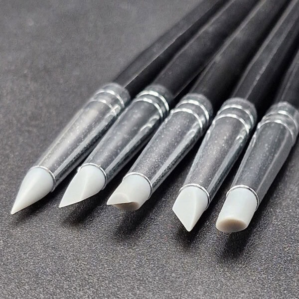 Juego de pinceles punta de goma x5 - Image 3