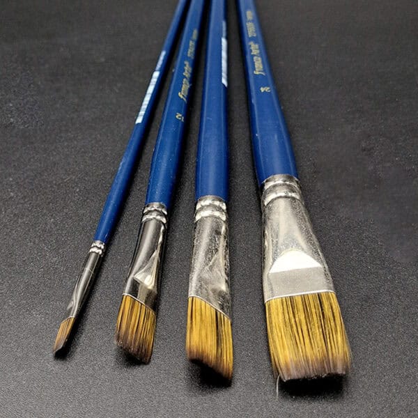 Pincel de nylon plano Franco Arte Largo