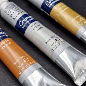 Acuarela metalizada Cotman Winsor & Newton en tubo 8ml