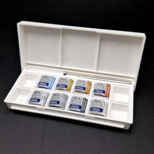 Acuarela metalizada Cotman en pasta Winsor & Newton x8