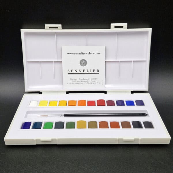 Acuarela La Petite Sennelier en pasta x24 - Image 3