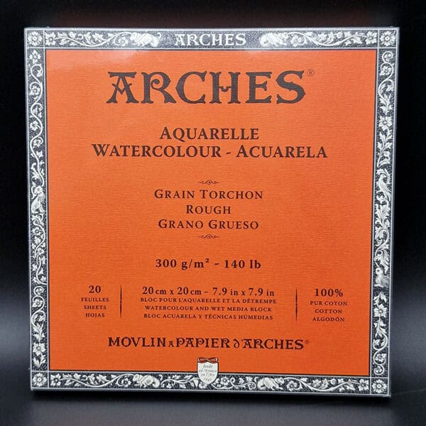 Bitacora Arches para acuarela 20x20 300gr - Image 2