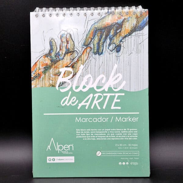 Block Alpen para marcadores 21x30 70gr