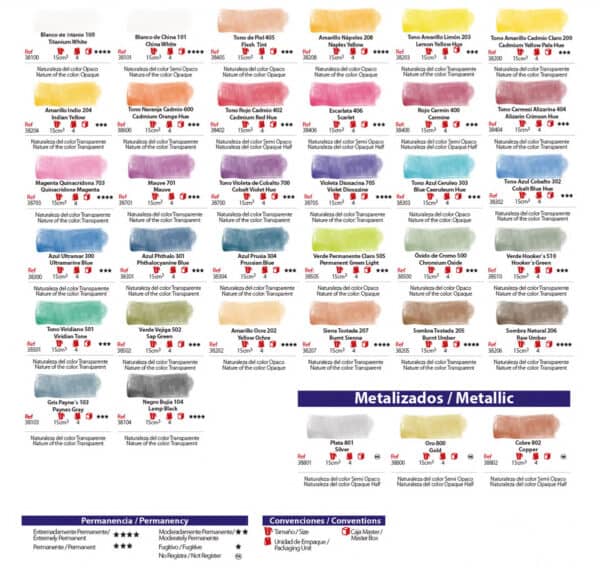 Acuarela Franco Arte 15ml - Image 2
