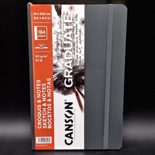 Cuaderno Canson graduate Bocetos y Notas 90gr
