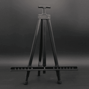 Caballete metálico plegable