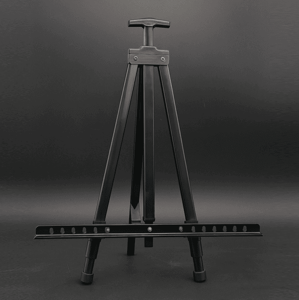 Caballete metálico plegable