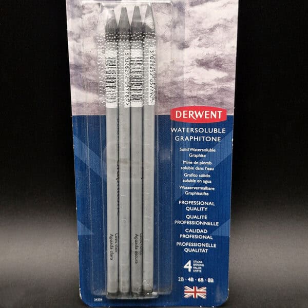 Lapiz de grafito puro acuarelable Derwent x4