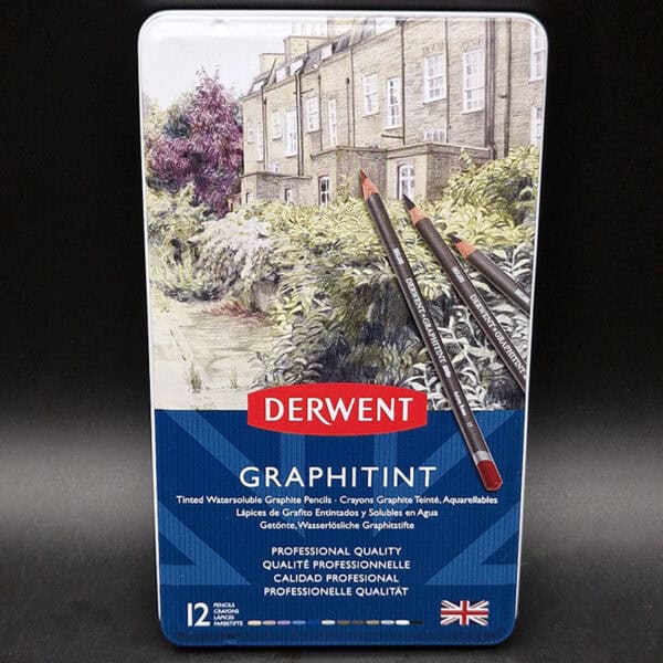 Lapiz graphitint Derwent x12