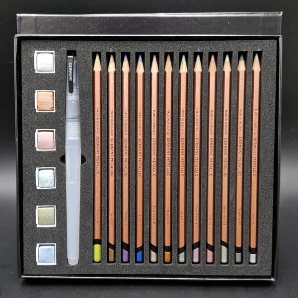 Set metallic mixed media Derwent x19 - Image 2
