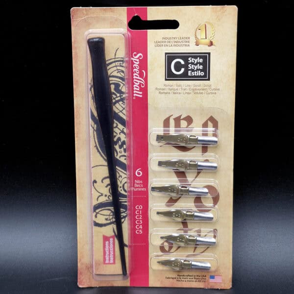 Set de plumas Speedball para Caligrafía