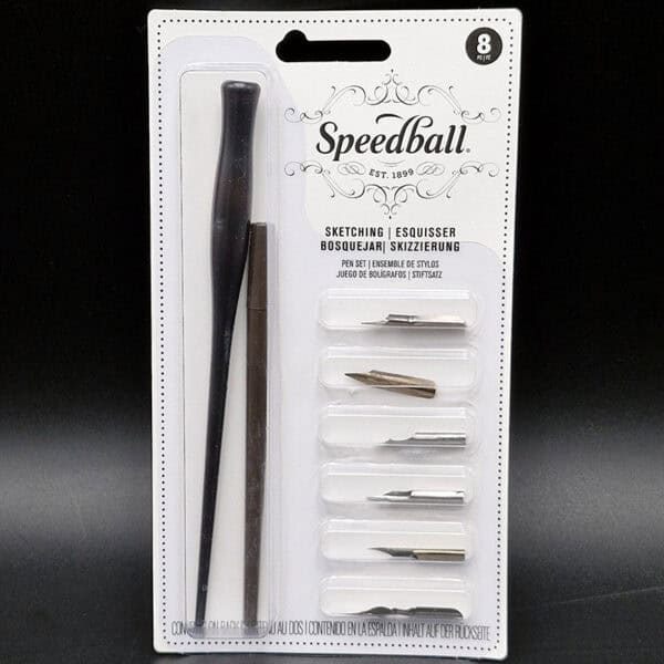 Set de plumas Speedball para dibujo