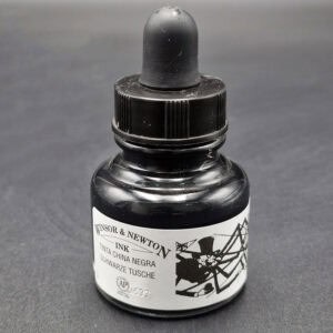 Tinta China negra Winsor & Newton 30ml