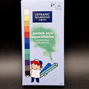 Tiza pastel acuarelable Lefranc Enfants x12