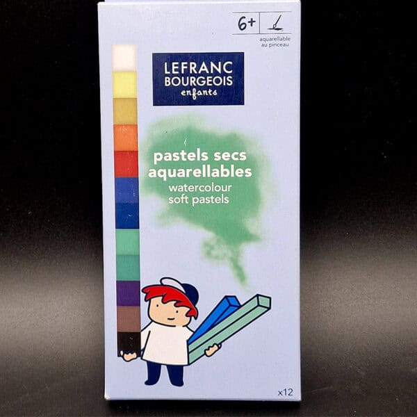 Tiza pastel acuarelable Lefranc Enfants x12