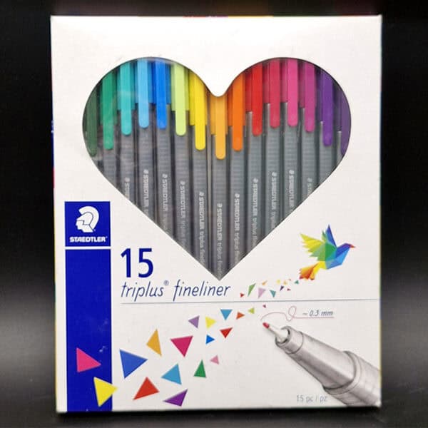Rapidografos Triplus Fineliner Staedtler Corazon x15